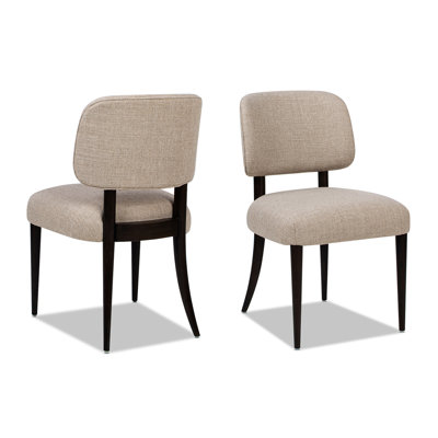 Usha Split Back Upholstered Dining Side Chair, Set Of 2