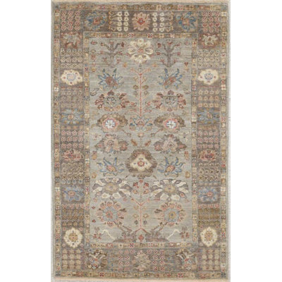 Transitional One-of-a-Kind Rectangle 2'11" X 4'10" Hand Knotted Area Rug