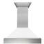 Hotte murale en acier inoxydable satiné à conduit 36 po ZLINE-1507581356