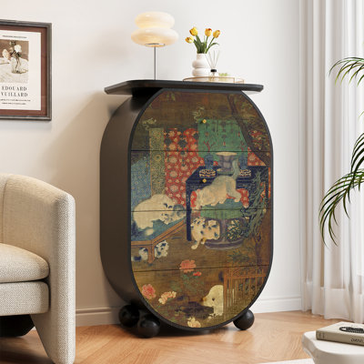 Solid Wood 4 - Drawer Accent Chest