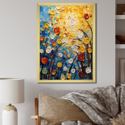 " Summer Flower Field Of Poppies And Buttercups I "