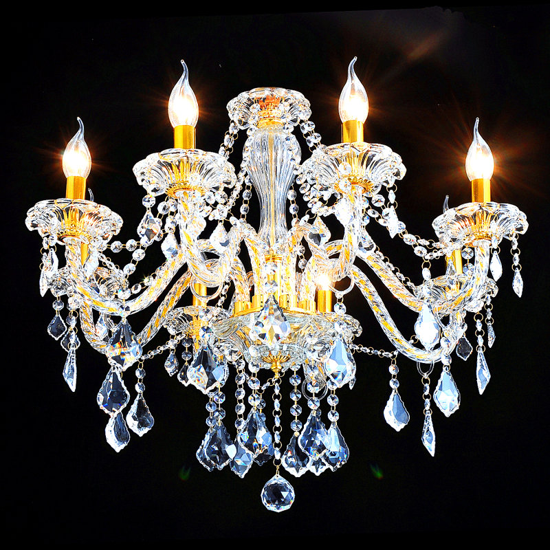 Alfaro Crystal Chandelier, 60cm H x 76cm W x 60cm D