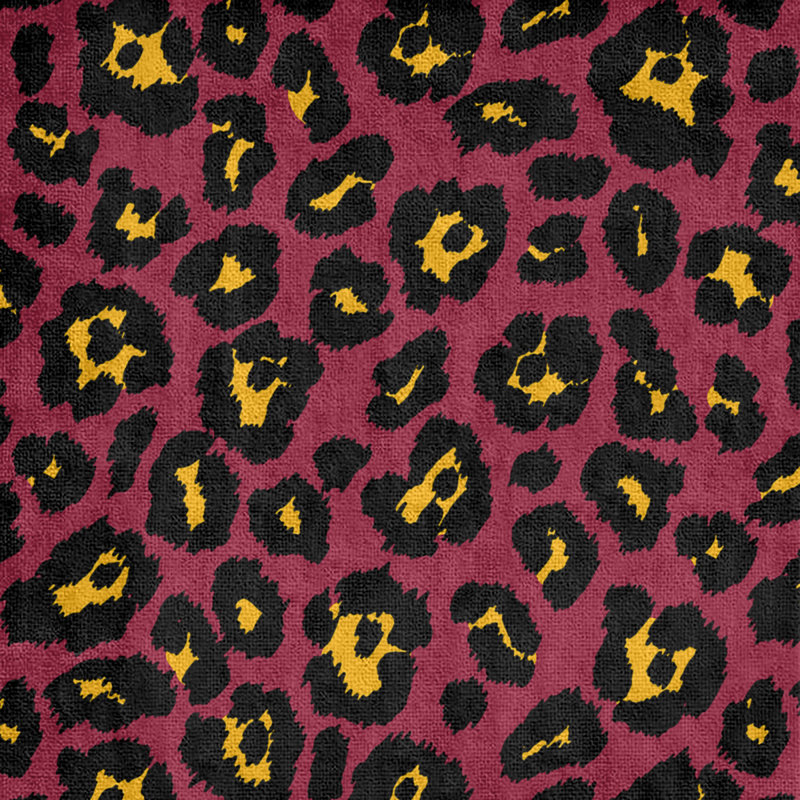 Serviette de bain Lucida, Rouge / jaune / noir, Mélange polyester-coton