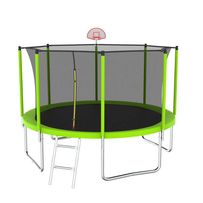 Trampoline 12 pi pour enfants et adultes, Green