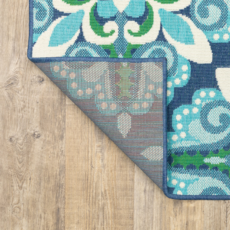 Lark Manor Deltana Floral Indoor/Outdoor Rug & Reviews | Wayfair
