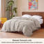 Literie Housse de couette seulement - Literie toute douce prélavée toutes saisons, avec fermeture à glissière, lin, édredon non inclus-125427916-125427918