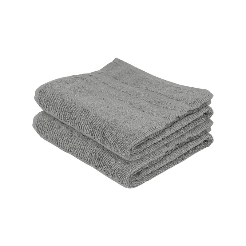 Cotton Hand Towels, Grey