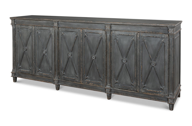 Marksman 96'' W Solid Wood Sideboard