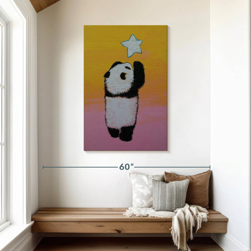 Brampt Panda Star, 45" H x 30" W