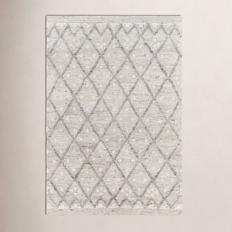 Elisha Wool Geometric Indoor Rug, Rectangle 2' x 3'