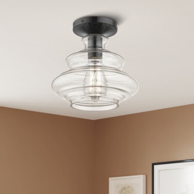 Vilas Glass Semi Flush Mount