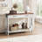 Console Table With 2 Drawers, Farmhouse Sofa Table With Storage Shelf, Accent Wood Entryway Table-106000297