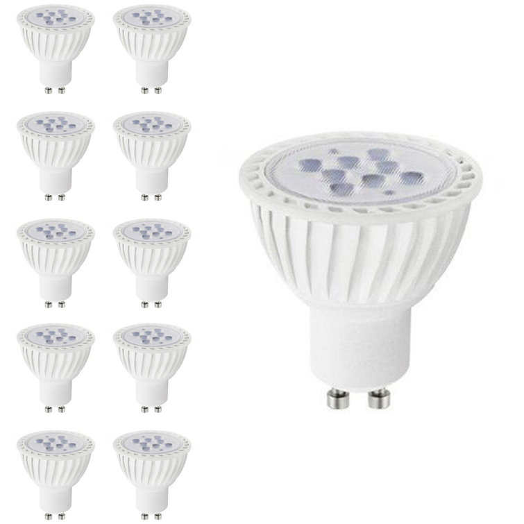 Ampoule DEL MR16 GU10, encastrée, éclairage sur rail, 7 W, 500 Lm, homologuée UL, lumière du jour 5000K
