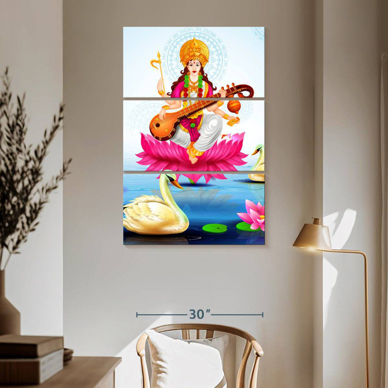 Adella Saraswati, 65" H x 42" W