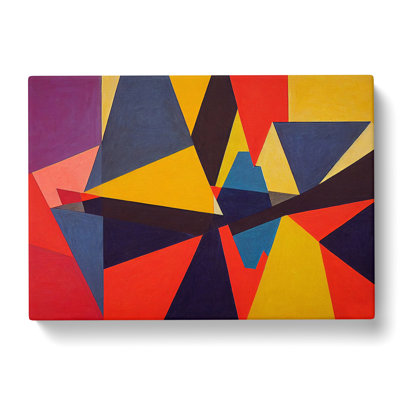Suprematism Abstract Art Vol.7 - Wrapped Canvas Print