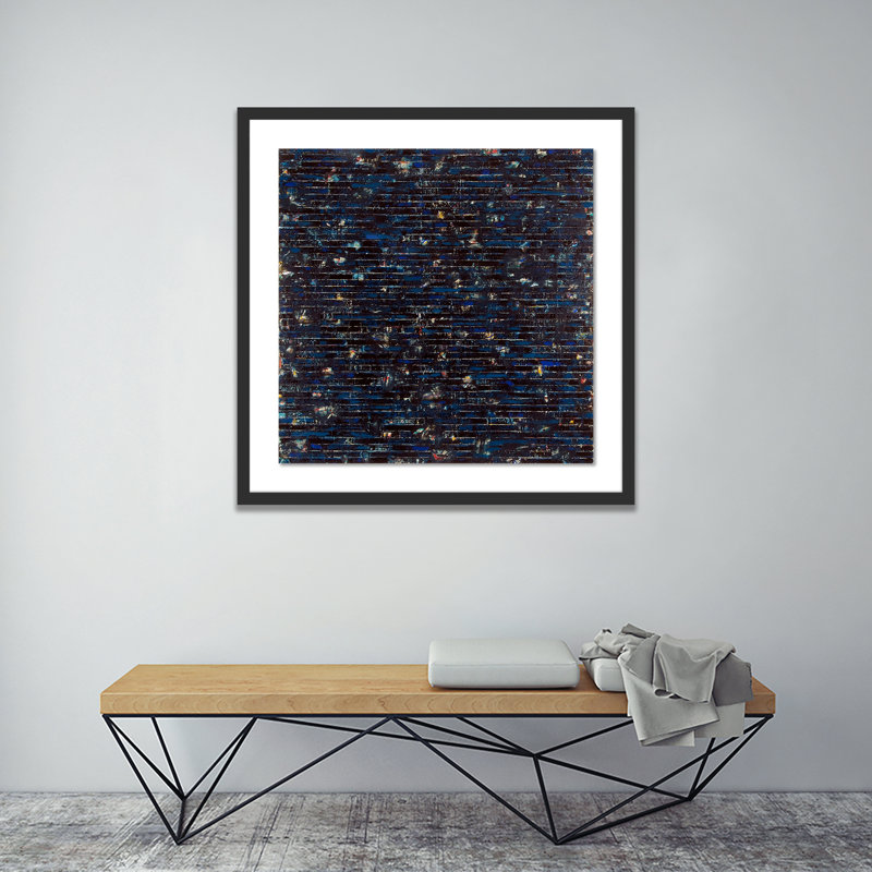 Currents Print by Brad Ellis, Black