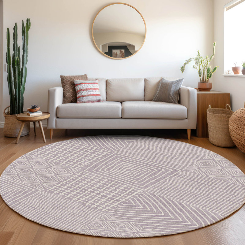Tapis lavable intérieur / extérieur Junia , 2'3" x 7'6"