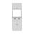 Tampa Kitchen Pantry With Drawer And 2 Cabinets-806630578