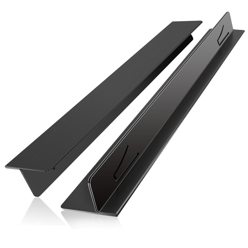 Stove Gap Covers, Stove Gap Filler Stainless Steel, 13.8'' Adjustable Length (2PCS), Range Trim Kit, Oven Stove Gap Guard Between Stovetop And Counter, Easy To Clean Heat Resistant