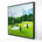 «Golf Course With Mountains View» sur toile