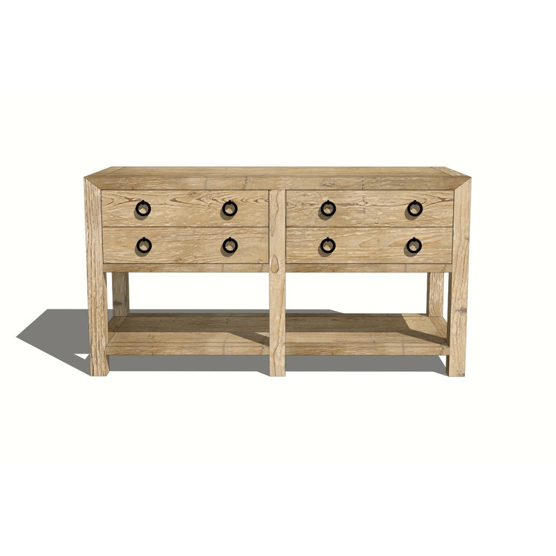 18 in. Solid Wood Console Table