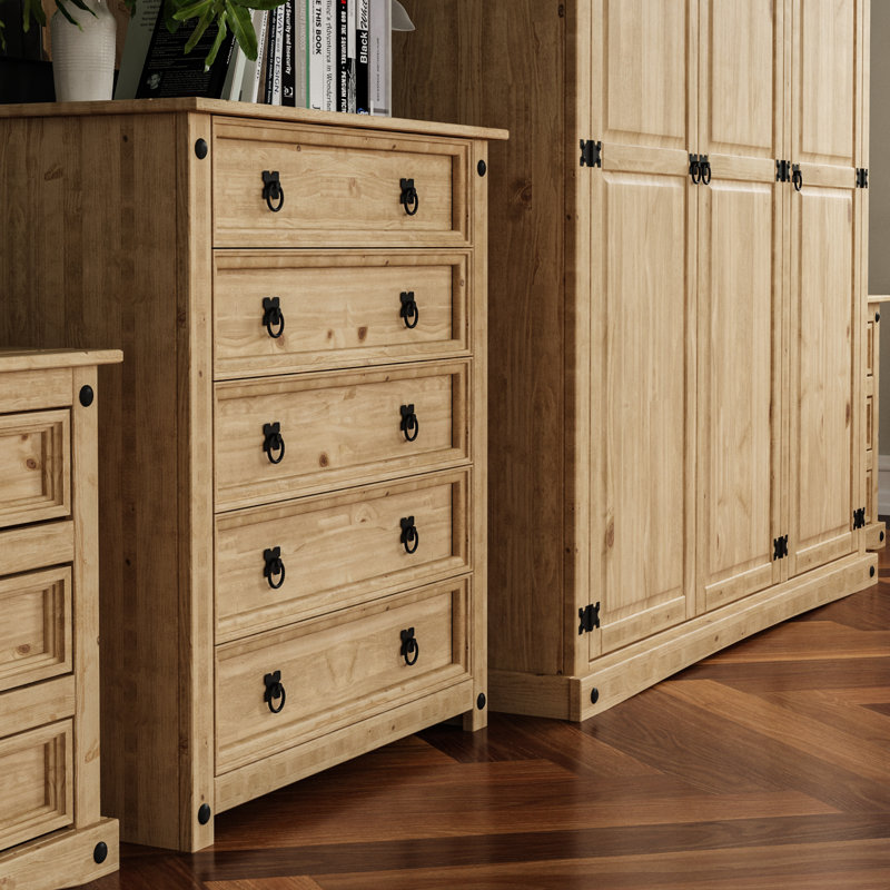 Harold Solid Wood Piece Bedroom Set