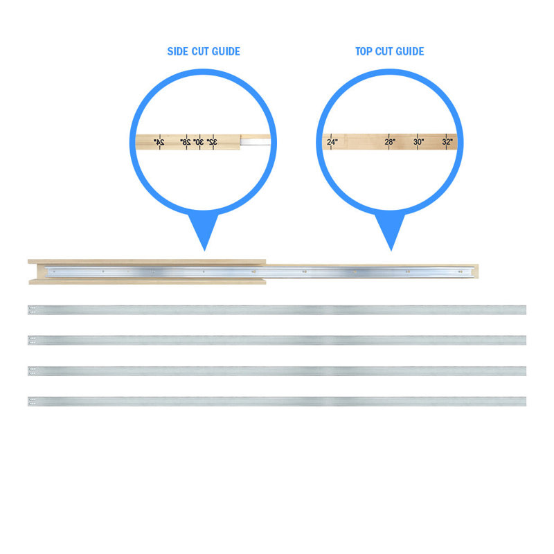 Heavy Duty Steel Pocket Door Frame Kit with Two-Way Soft Close