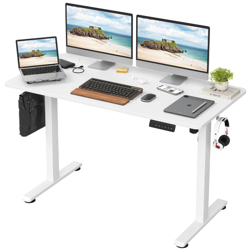 Bureau de travail électrique à hauteur réglable
