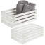 Ensemble de 2 caisses de rangement gigognes Rustic