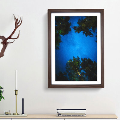 Forest Stars in Germany in Abstract - Picture Frame Graphic Art Print