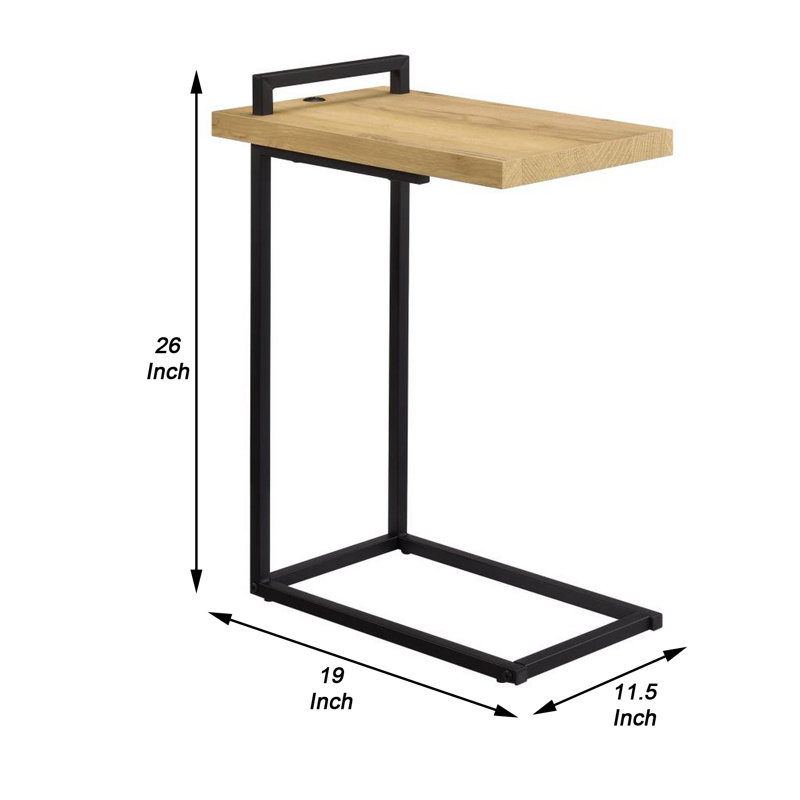 Keiontae End Table, Light Brown