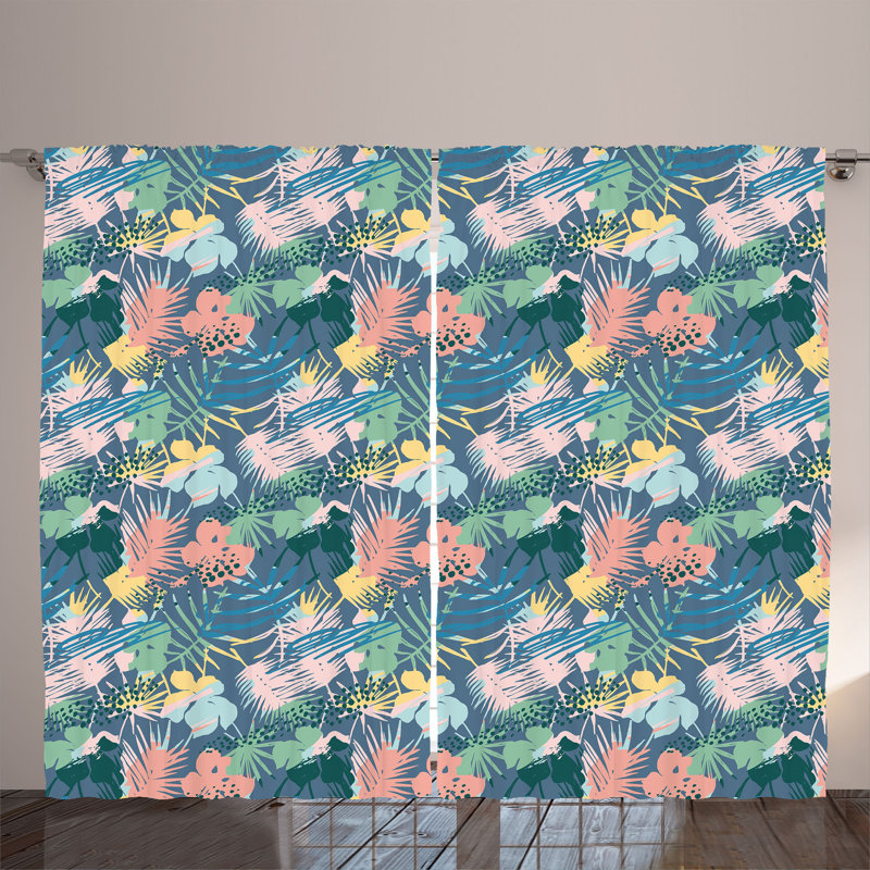 Semi Sheer Curtain Pair