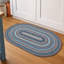 Tapis Cape Cod en jute tressé non pelucheux bleu/rouille-723412651
