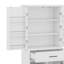 Armoire de rangement de salle de bain avec panier à linge inclinable-714608874