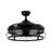 Ptolemy 52" 3 - Blade Retractable Blades Ceiling Fan with Remote Control