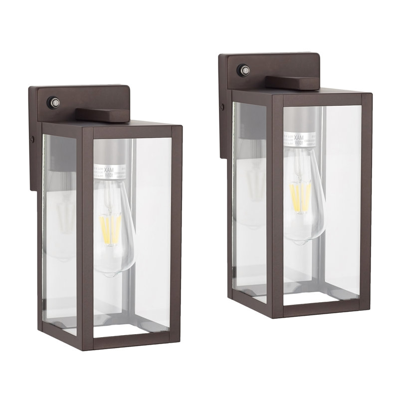 Reinel Wall Light, 11" H x 4.75" W x 5.75" D, 2 Lights