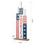 Lighted Wooden Patriotic Firecracker Porch Decor