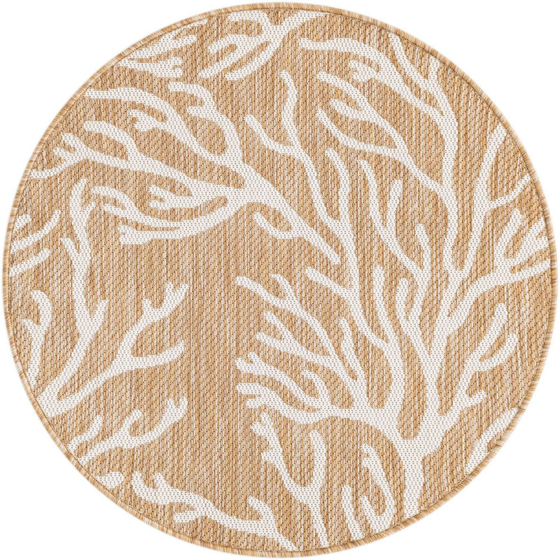 Contemporary Azilynn Area Rug, Round 3'1"