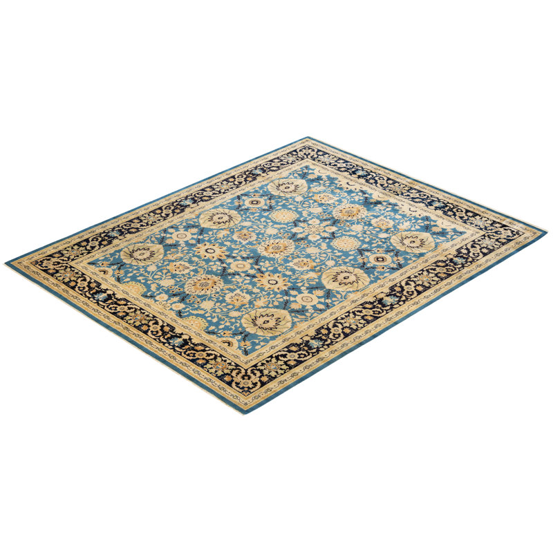 Valeryia One-of-a-Kind 7' 10" X 10' 0" Hand Knotted Area Rug