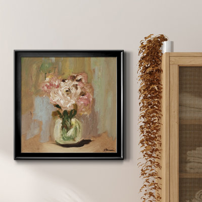 Perfect Peony - Reproduction d'art sur toile encadrée
