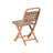 CALCIANO 2 - Person Acacia Wood Patio Dining Set with Square Table
