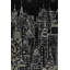 Illustration de tours de ville sur toile