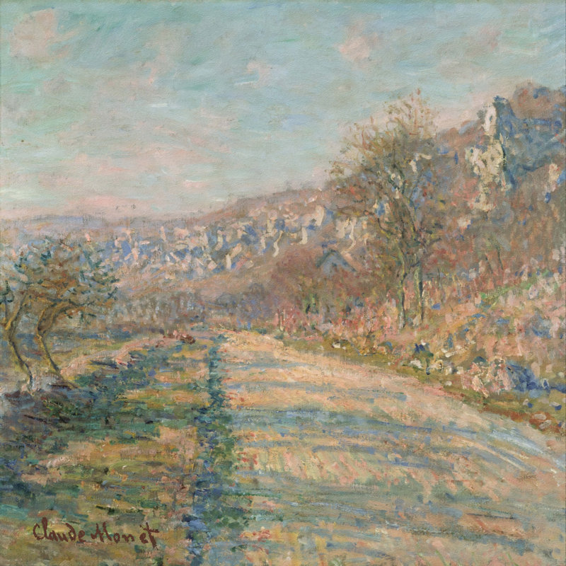 "Road of La Roche-Guyon", reproduction sur toile tendue, 40" H x 40" W