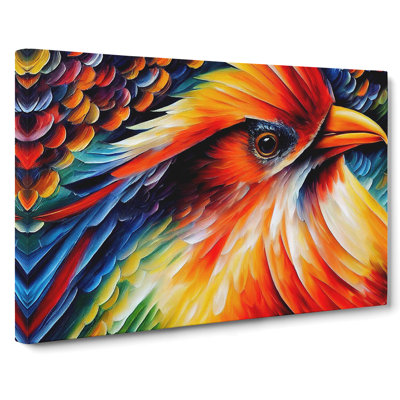 Cardinal Bird Painting Vol.3 - Wrapped Canvas