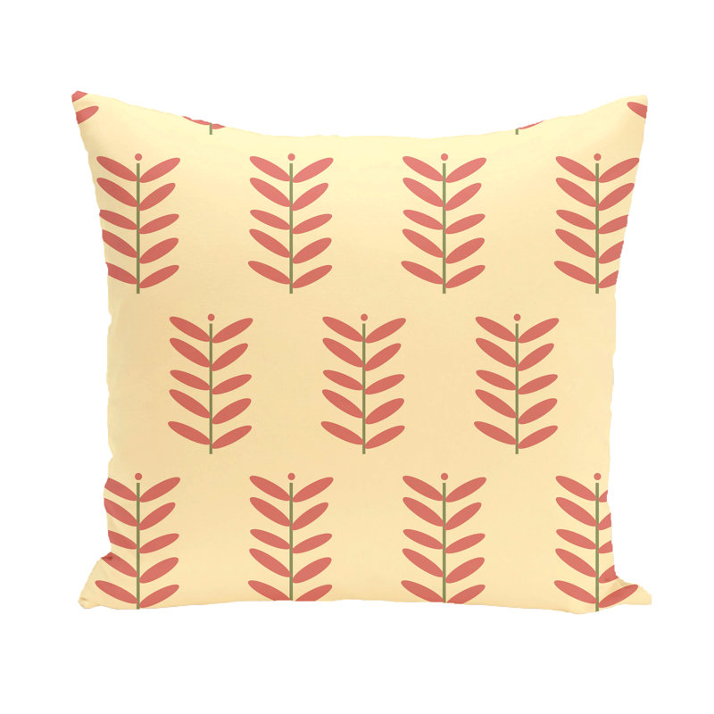 Petal Pusher Outdoor Pillow Cover & Insert, Seed, 16" H x 16" W