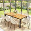 Rectangular Metal Outdoor Dining Table , 180cm cm W 86cm cm D-679644628