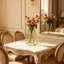 Faux fleurs en soie artificielle en fer forgé à la main en forme de centre de table en métal ktndieu-128928330