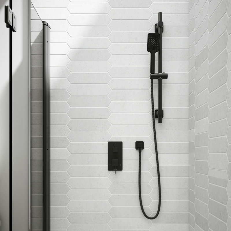 Sobrio All-In-One Kit with Rough in-Valve, Matte Black 