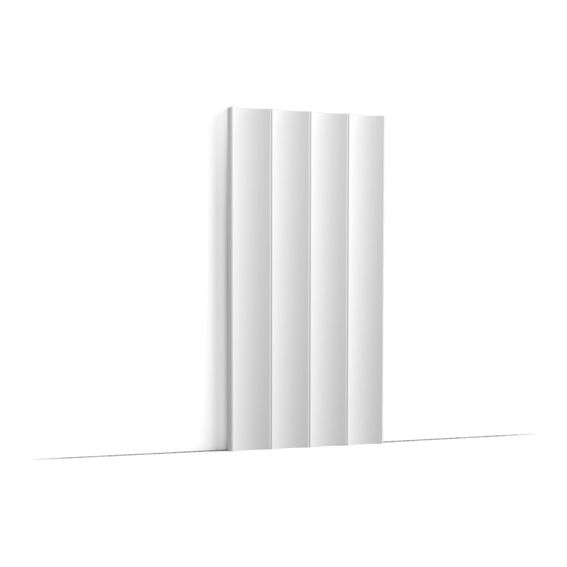 Moulure en polyuréthane apprêté blanc 3/4 po x l 9-7 / 8 po x L 78 3/4 po