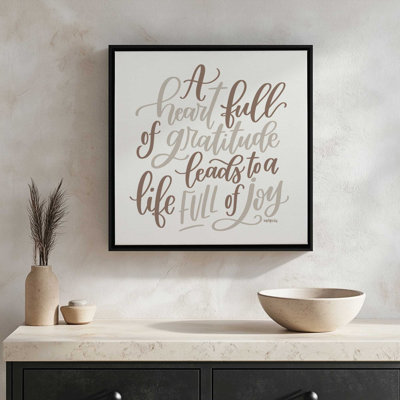 Reproduction d'art «A Heart Full of Gratitude» par Imperfect Dust